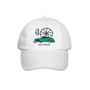 Automechaniker - Baseballkappe - Weiß/Weiß - Vorne