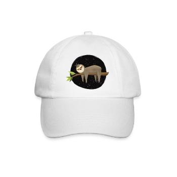 Ich kann nicht, ich bin faul - faul - Baseballkappe - Weiß/Weiß - Vorne