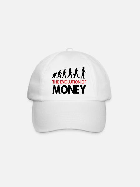 Bitcoin Trading Crypto Aktien - Baseballkappe - Weiß/Weiß