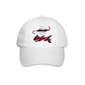 Fick dich - Baseballkappe - Weiß/Weiß - Vorne