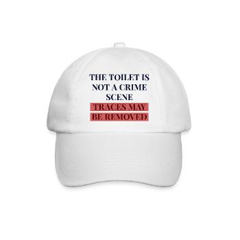 wc - Baseballkappe - Weiß/Weiß - Vorne