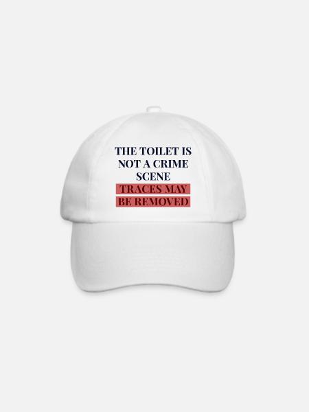 wc - Baseballkappe - Weiß/Weiß