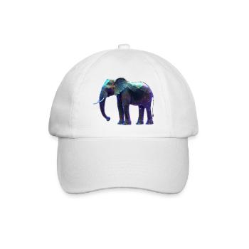 Elephant iriszierend I - Baseballkappe - Weiß/Weiß - Vorne