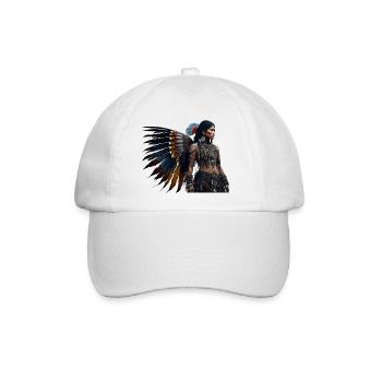 Indianer - Baseballkappe - Weiß/Weiß - Vorne