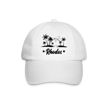 rhodos - Baseballkappe - Weiß/Weiß - Vorne
