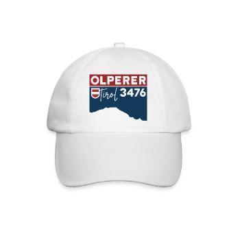 Olperer Nordgrat Brücke Überschreitung Wanderung - Baseballkappe - Weiß/Weiß - Vorne