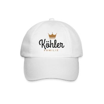 Köhler-Familie - Baseballkappe - Weiß/Weiß - Vorne