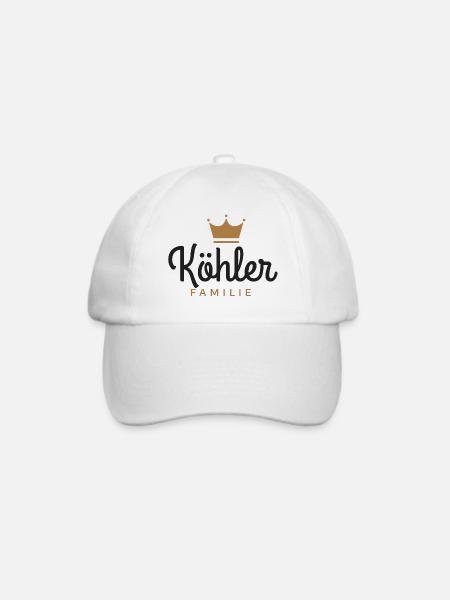 Köhler-Familie - Baseballkappe - Weiß/Weiß