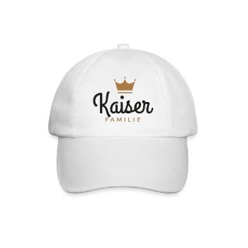 Kaiser-Familie - Baseballkappe - Weiß/Weiß - Vorne