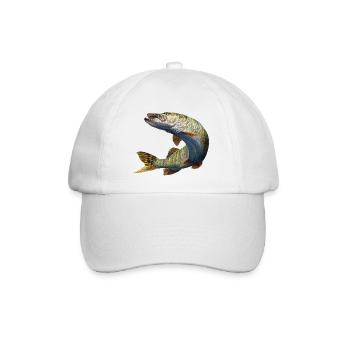 Hecht - Baseballkappe - Weiß/Weiß - Vorne