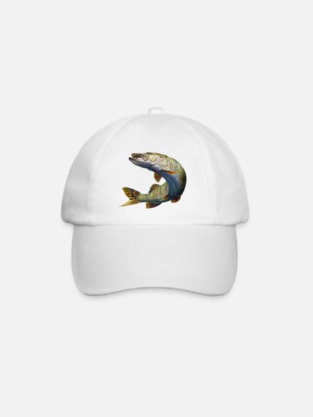 Hecht - Baseballkappe - Weiß/Weiß