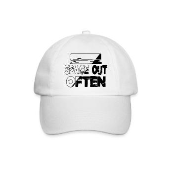 physics christmas birthday present present idea - Baseballkappe - Weiß/Weiß - Vorne