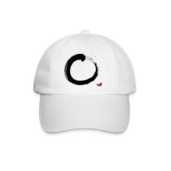 SCHWARZE ZEN-FELGE - Baseballkappe - Weiß/Weiß - Vorne