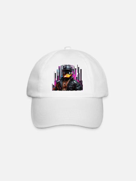 Rapper - Baseballkappe - Weiß/Weiß