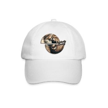 Furchtlos liebend - Baseballkappe - Weiß/Weiß - Vorne