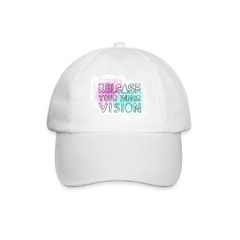 Your Vision - Baseballkappe - Weiß/Weiß - Vorne