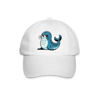 Siegel - Baseballkappe - Weiß/Weiß - Vorne