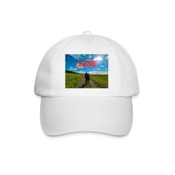 Die Reise der Liebe - Baseballkappe - Weiß/Weiß - Vorne