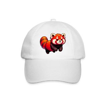 Kleiner Panda - Baseballkappe - Weiß/Weiß - Vorne