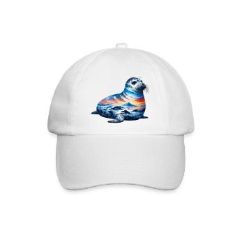Siegel - Baseballkappe - Weiß/Weiß - Vorne
