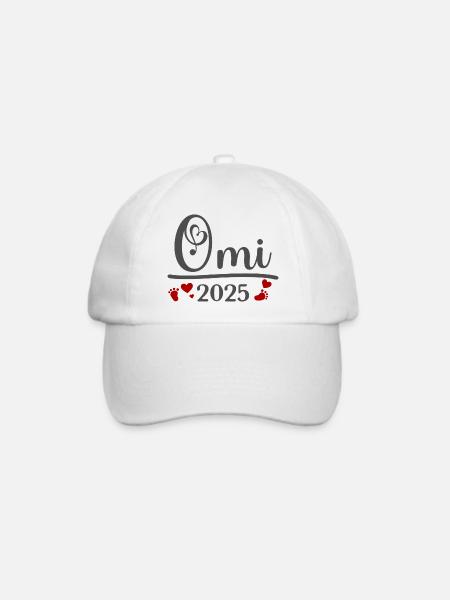 Omi 2025 - Baseballkappe - Weiß/Weiß