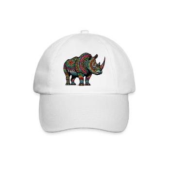 Nashorn - Baseballkappe - Weiß/Weiß - Vorne