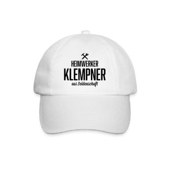 Heimwerker Klempner - Baseballkappe - Weiß/Weiß - Vorne