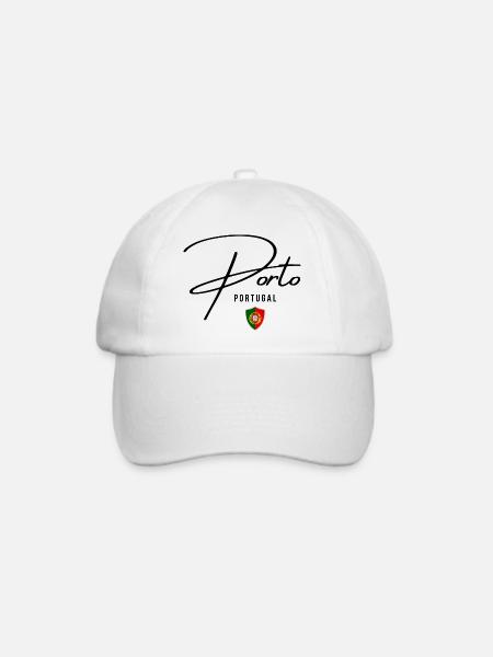Ich liebe Porto, ich erinnere mich an Porto - Baseballkappe - Weiß/Weiß