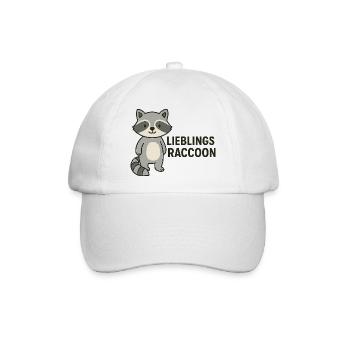 LIEBLINGS RACCOON - Baseballkappe - Weiß/Weiß - Vorne