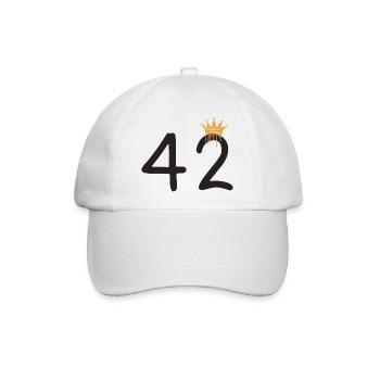 42 - Baseballkappe - Weiß/Weiß - Vorne