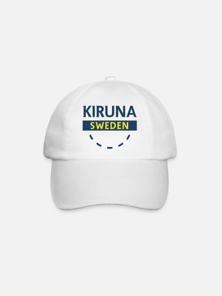 Kiruna Arktis Emblem - Baseballkappe - Weiß/Weiß
