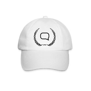 Sprechblase Kranz - Baseballkappe - Weiß/Weiß - Vorne