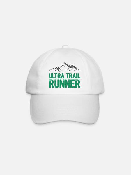 Ultra Trail Runner - Baseballkappe - Weiß/Weiß