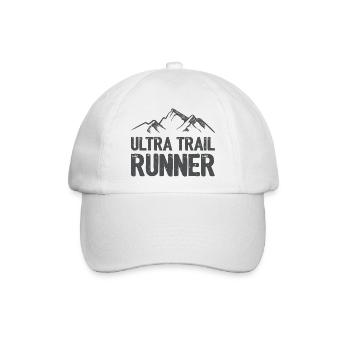 Ultra Trail Runner - Baseballkappe - Weiß/Weiß - Vorne