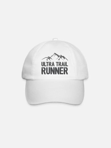 Ultra Trail Runner - Baseballkappe - Weiß/Weiß