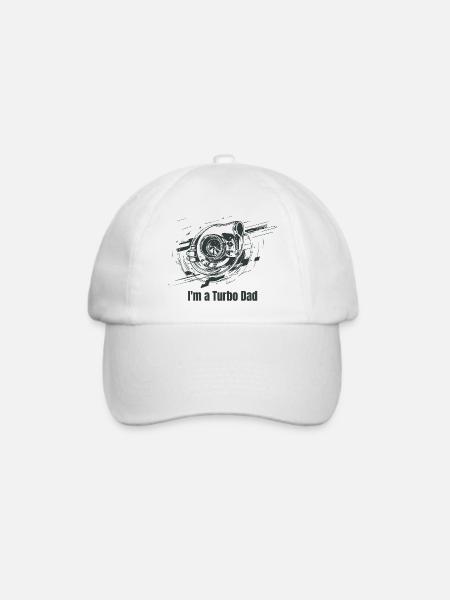 Turbo Vader Motordesign - Baseballkappe - Weiß/Weiß