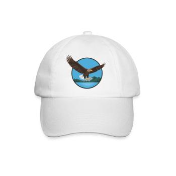 Seeadler Adler - Baseballkappe - Weiß/Weiß - Vorne