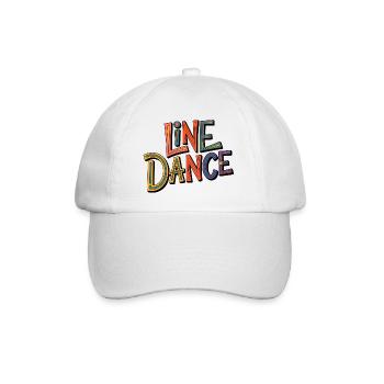 Line Dance Farbenspiel - Baseballkappe - Weiß/Weiß - Vorne