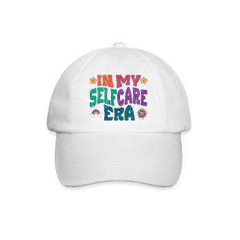 In my Selfcare Era - Baseballkappe - Weiß/Weiß - Vorne