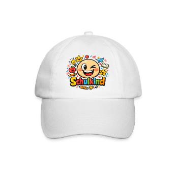 Schulkind Spaß - Baseballkappe - Weiß/Weiß - Vorne
