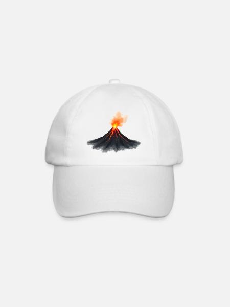 Vulkan - Baseballkappe - Weiß/Weiß
