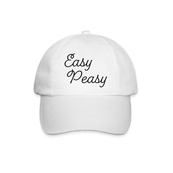 Easy Peasy - Baseballkappe - Weiß/Weiß - Vorne