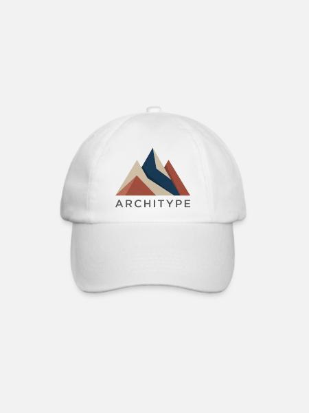 Archityp Nr. 1 - Baseballkappe - Weiß/Weiß