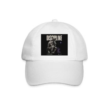 Disziplin: Tägliche Wahl - Baseballkappe - Weiß/Weiß - Vorne