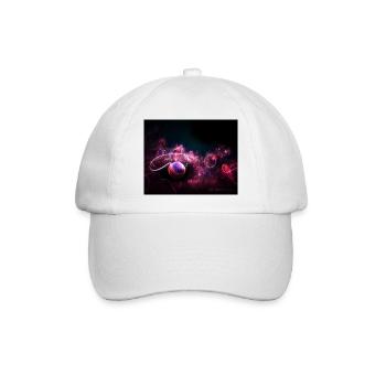 Neon-Basketball - Baseballkappe - Weiß/Weiß - Vorne