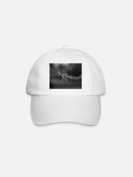 Stacheldraht Monochrom - Baseballkappe - Weiß/Weiß