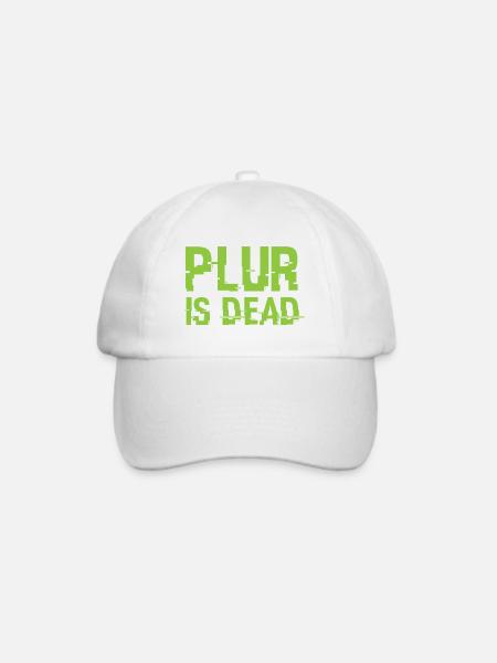Plur ist tot - Baseballkappe - Weiß/Weiß