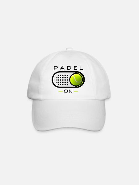 Padel-Modus an - Baseballkappe - Weiß/Weiß