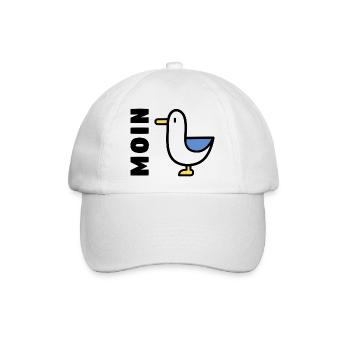MOIN - Baseballkappe - Weiß/Weiß - Vorne