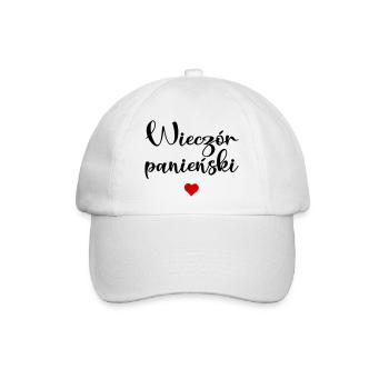 Junggesellinnenabschied - Baseballkappe - Weiß/Weiß - Vorne